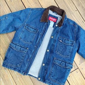 WRANGLER SHERPA LINED JEAN JACKET